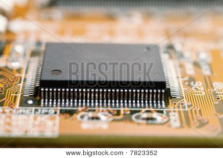 Elektroniska kretskort av dator med Chipset
