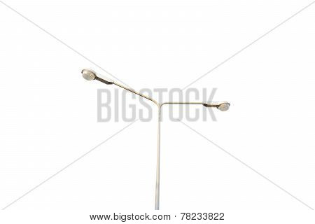 Street Lamppost isolated on white background