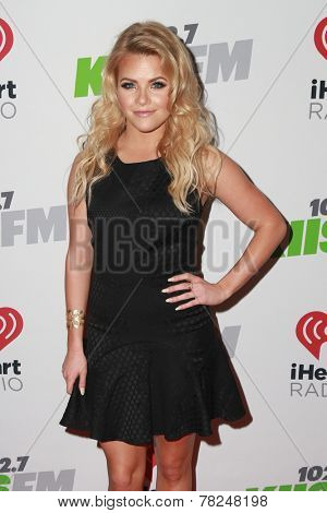 LOS ANGELES - DEC 5:  Witney Carson at the KIIS FM's Jingle Ball 2014 at the Staples Center on December 5, 2014 in Los Angeles, CA
