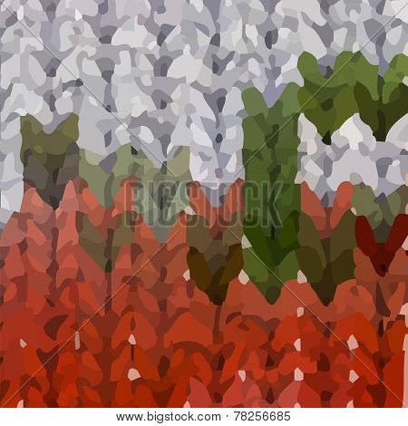 Abstract background pattern red natural green tomato