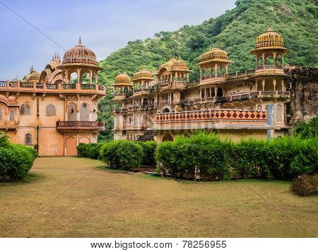 Galta Ji Mandir, the Monkey Temple, India