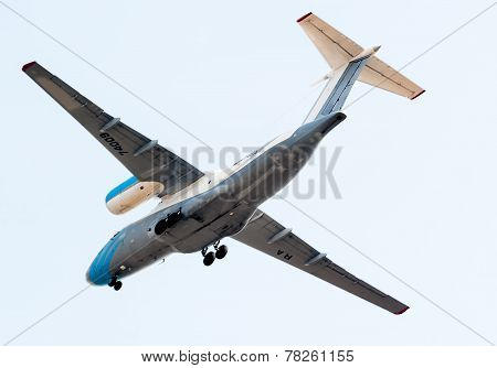 Flying AN-74 of Utair Cargo company