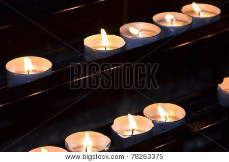 Candles in the church