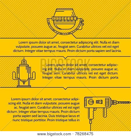 Vector illustration for construction service