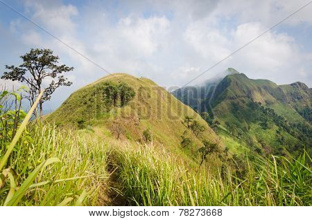 (khao Chang Puak) Mountains And Jungle In Thailand.