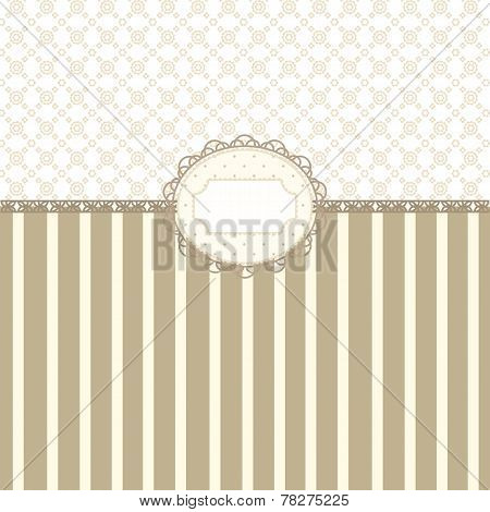 Vintage Beige Frame