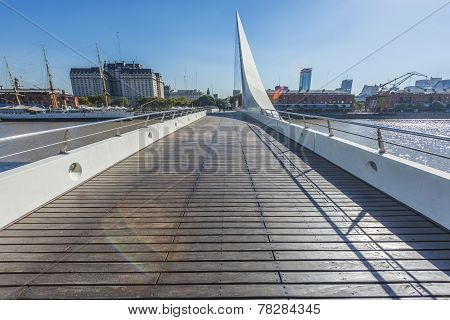 Puerto Madero District In Buenos Aires, Argentina.