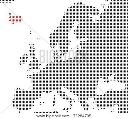 Pixel Map Europe: Iceland