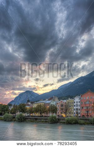 Mariahilf Street In Innsbruck, Austria.