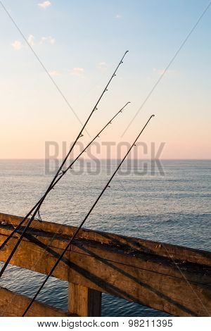 Trio of Fishing Rods