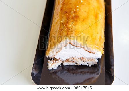 A Piece Of Brazo De Gitano, Typical Spanish Swiss Roll