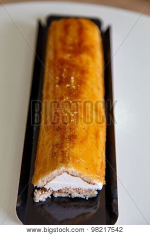 A Piece Of Brazo De Gitano, Typical Spanish Swiss Roll