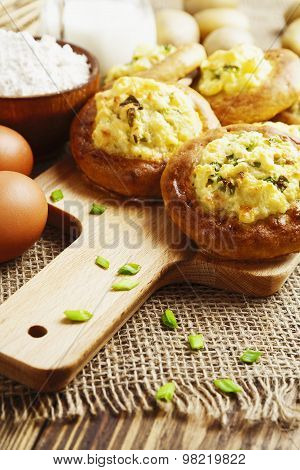 Shangi- Patties With Potatoes And Green Onion