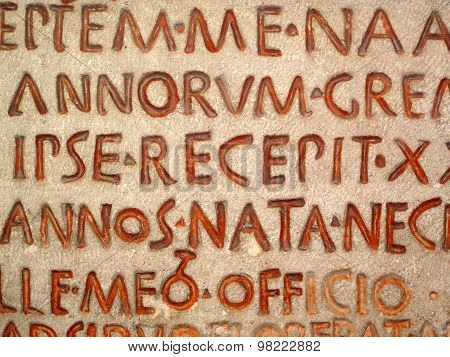 Latin script background