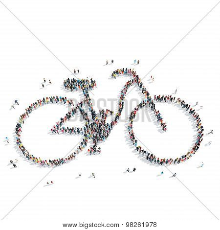 people  shape  bicycle sports