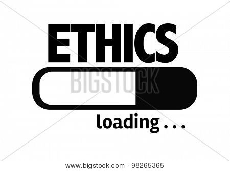 Progress Bar Loading with the text: Ethics