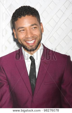 LOS ANGELES - AUG 8:  Jussie Smollett at the 17th Annual HollyRod Designcare Gala at the The Lot on August 8, 2015 in West Hollywood, CA