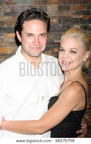 LOS ANGELES - AUG 8:  Brandon Barash, Kirsten Storms at the General Hospital Fan Club Luncheon Arrivals at the Embassy Suites Hotel on August 8, 2015 in Glendale, CA