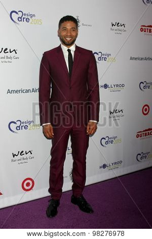 LOS ANGELES - AUG 8:  Jussie Smollett at the 17th Annual HollyRod Designcare Gala at the The Lot on August 8, 2015 in West Hollywood, CA
