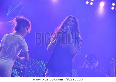 Sexy Girl Dancing On The Stage