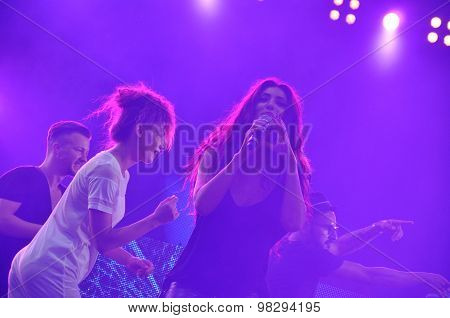 Sexy Girl Dancing On The Stage