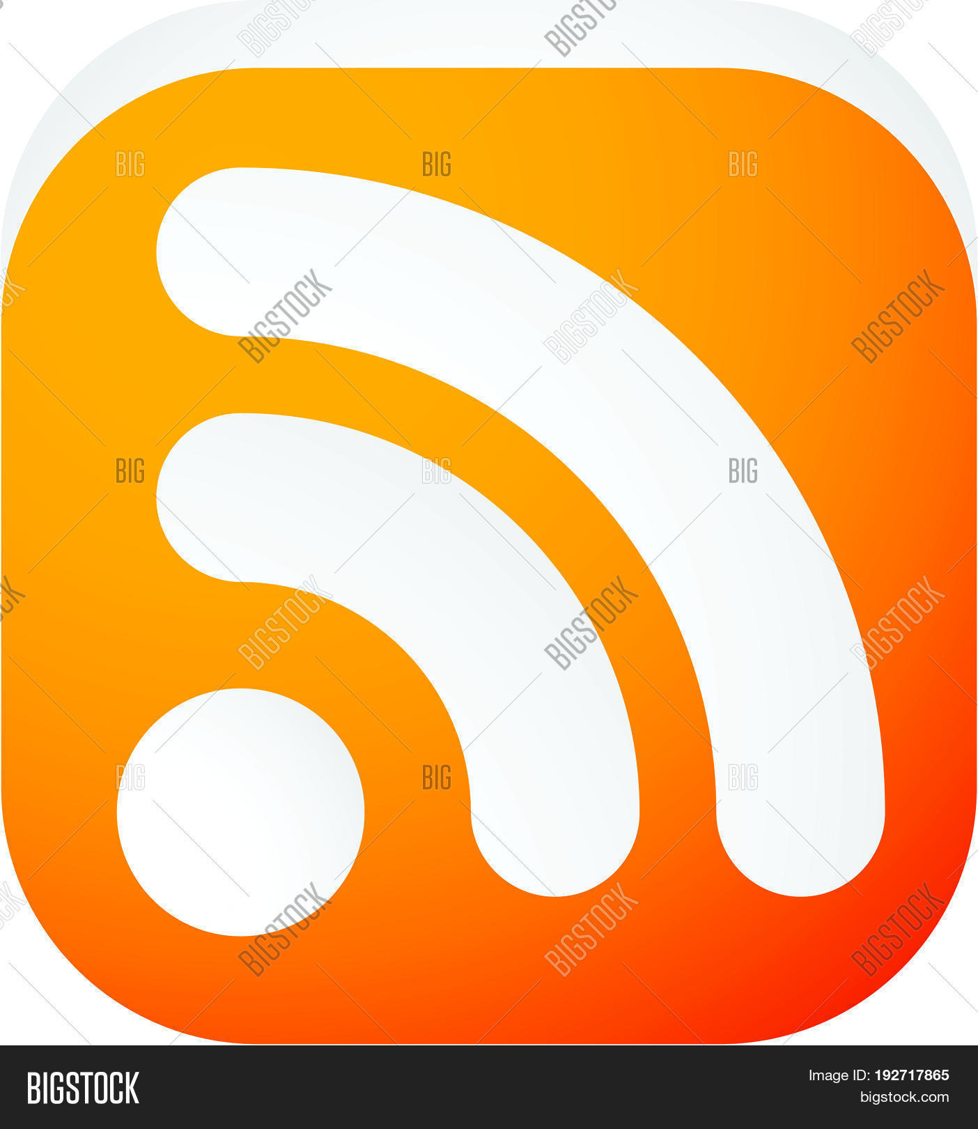 Signal Rss Icon Generic Signal Rss Vector & Photo (Free Trial) | Bigstock