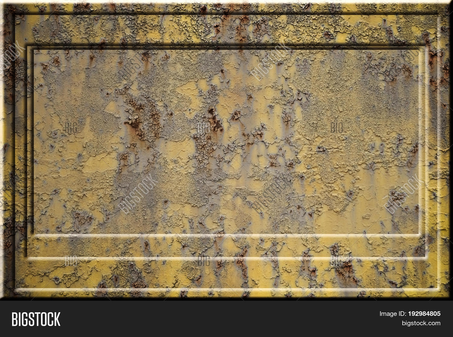 Yellow Rusted Surface Texture Texture Yellow Rough Image & Photo (Free Trial) | Bigstock