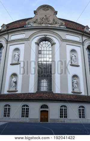 Abbey Of St. Gallen On Switzerland