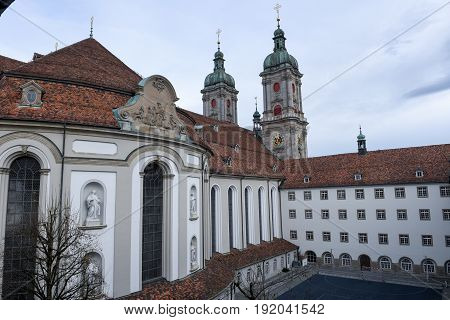 Abbey Of St. Gallen On Switzerland