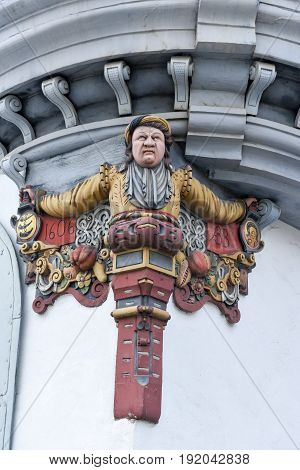 Statue At The Old Town Of St. Gallen On Switzerland