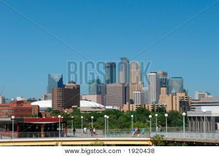 Minneapolis Skyline da U di M Campus