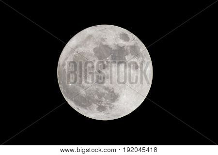 Full Moon At Largest Also Called Supermoon