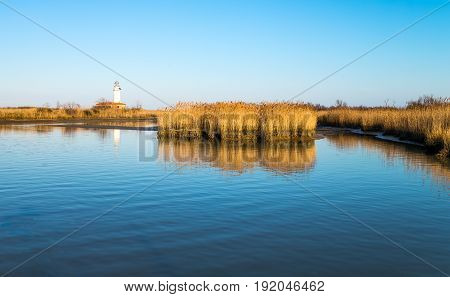 Italy Po delta park the Goro lagoon