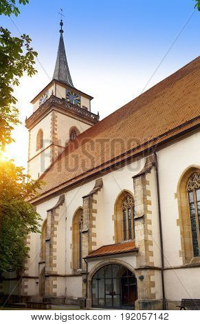Martinskirche ( 1613) in Metzinger Germany .