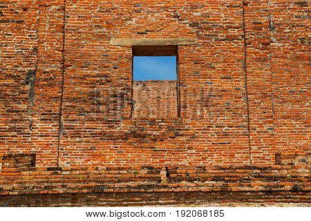 Ayutthaya, Thailand - December 20 2016: Wat Ratburana Temple In Ayutthaya Historical Park, A Unesco
