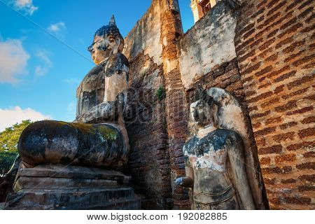 Wat Phra Si Rattana Mahathat - Chaliang at Si Satchanalai Historical Park a UNESCO World Heritage Site in Thailand