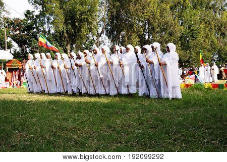 The Ceremony of Meskel Holy Cross finding festival - 26.09.2012 Bahir Dar Ethiopia