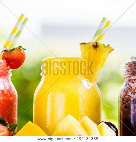 3 Delicious Slushies From Different Berries And Fruits