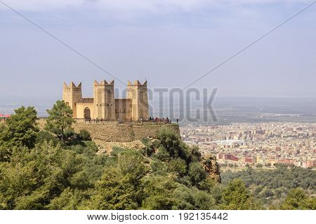 Ancient fortress named Kasbah Ras el-Ain in Asserdoun province of Beni Mellal Morocco.