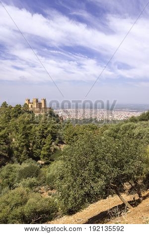 Ancient fortress named Kasbah Ras el-Ain in Asserdoun province of Beni Mellal Morocco.