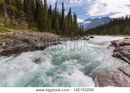 Athabasca River in Jasper National Park