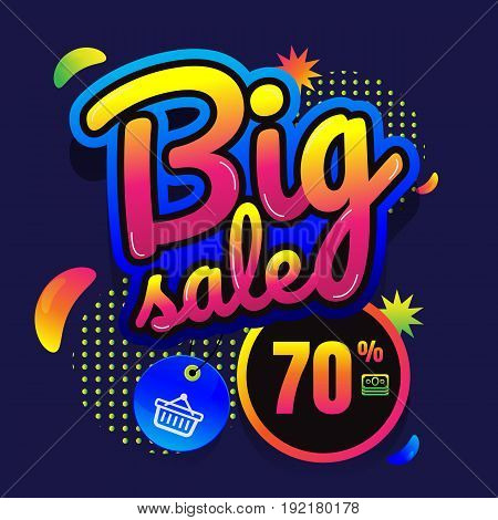 shopping sale button Set of colorful modern sale banners discount labels icons stickers and tags. Advertising vector elements of sale sign. Special offer coupon template.