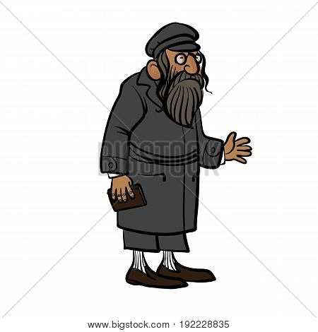 jewish man traditional looking in 20 century
