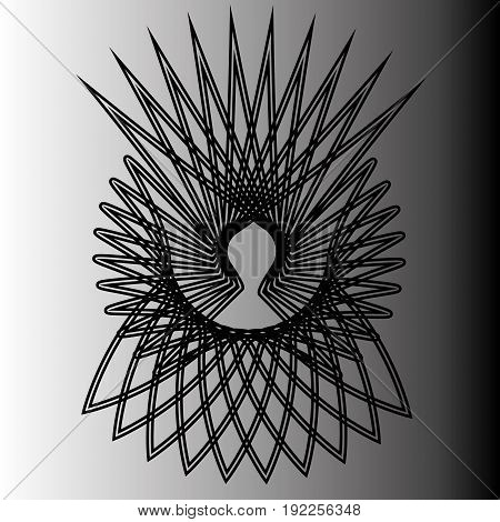 Astrology Geometric Pattern Pentogramm Emblem