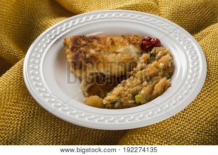 Fried Fish With Farofa - Traditional Amazonian Dish - Filhote Caboclo