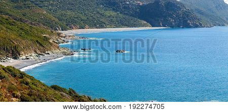 Cap Corse, The Beach Of Nonza.