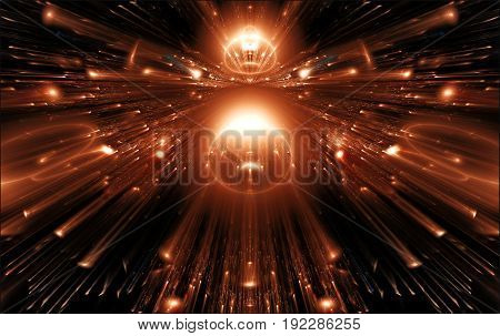 The ancient god Horus reappearing in celestial form.