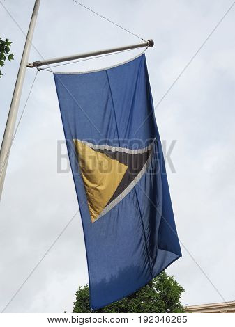 Saint Lucian Flag Of St Lucia