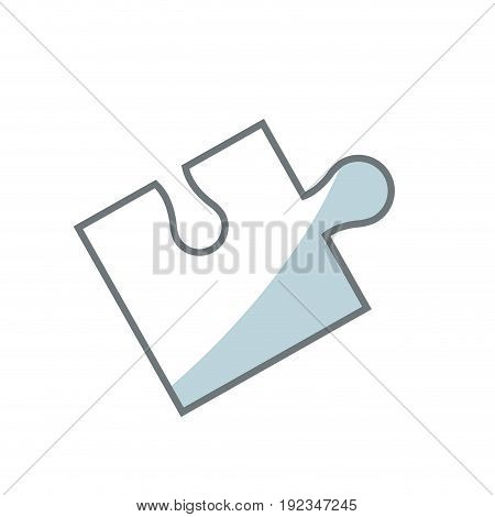 parts of paper puzzles business concept layout vector illustration