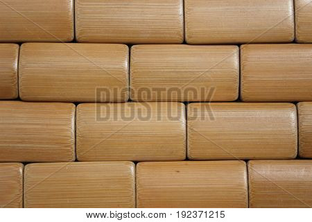 Background of wooden rectangular boards at different angles